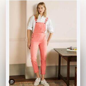 Boden pink overalls corduroy US 8 dungarees